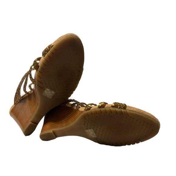 Aerosoles golden wedge sandals size‎ 9.5 - Picture 6 of 8